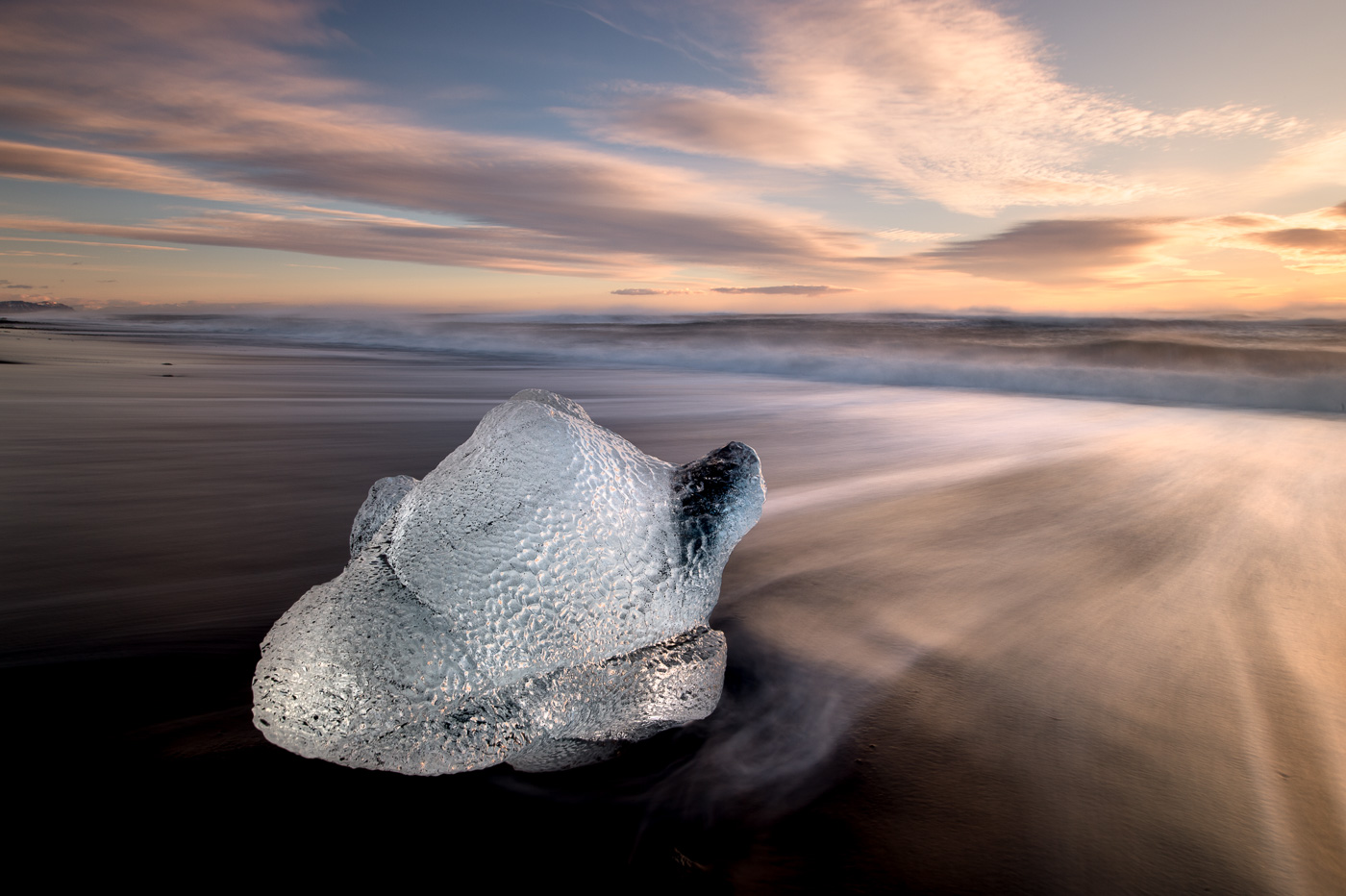 jokulsarlon beach iceberg iceland