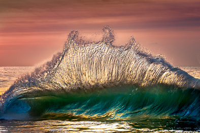 beautiful waves photo ireland