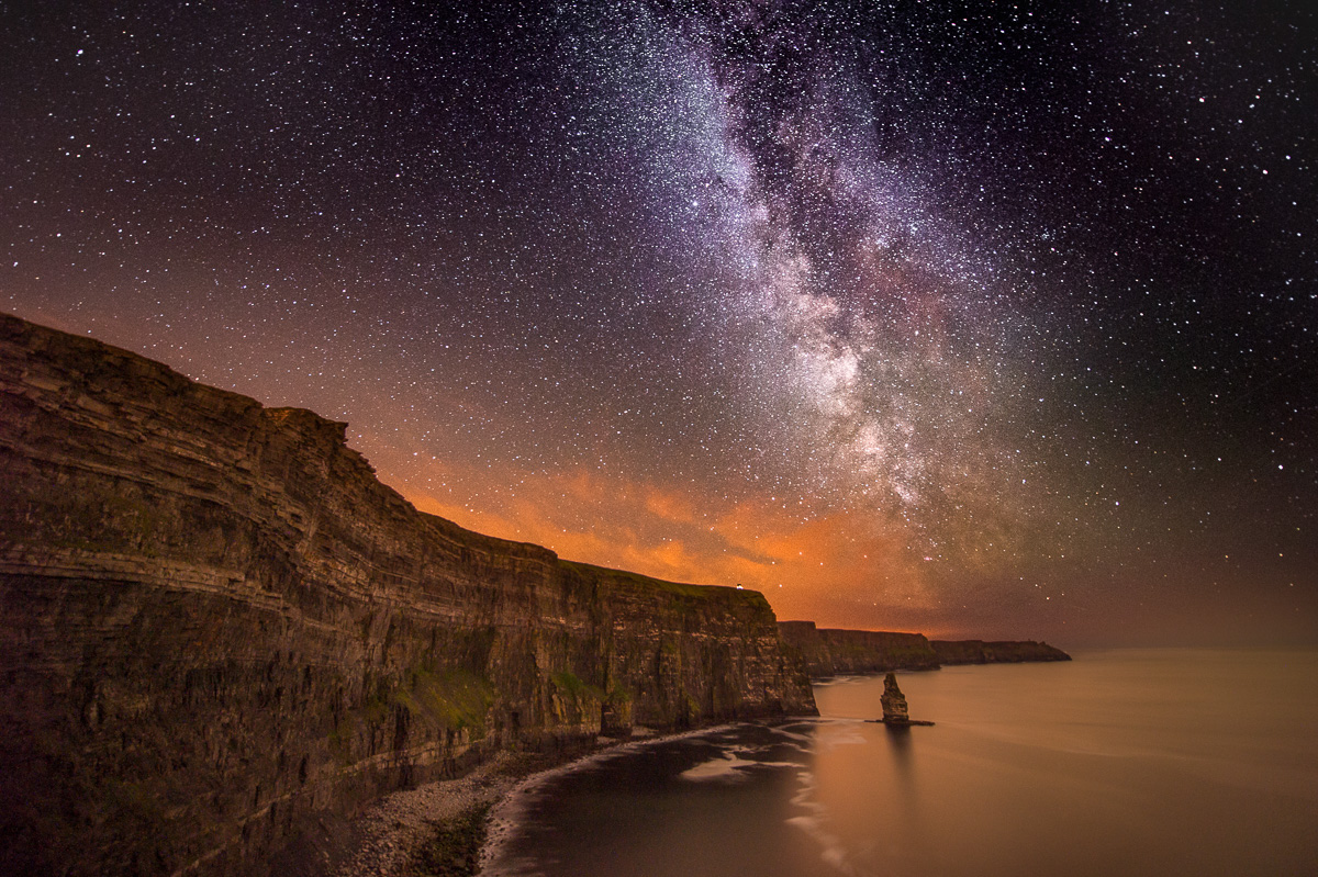 Cliffs of Moher night sky prints for sale